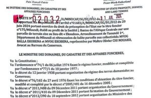 MAFFIA FONCIÈRE AU CAMEROUN