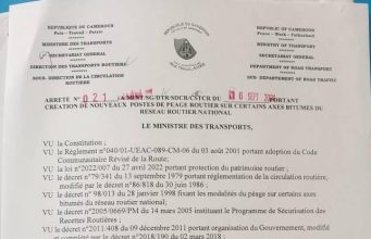 MALAISE //INSTALLATION DE PÉAGES ROUTIERS